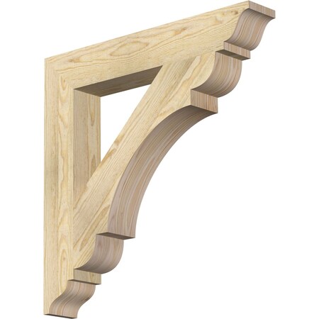 Ekena Millwork Olympic Traditional Rough Sawn Bracket, Douglas Fir, 4"W x 26"D x 26"H BKT04X26X26OLY01RDF